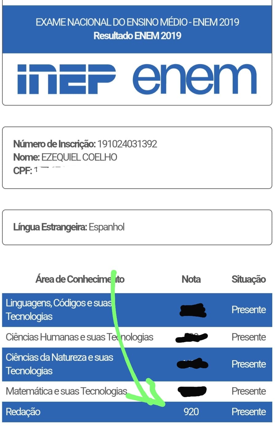 ENEM 2019 · Redação