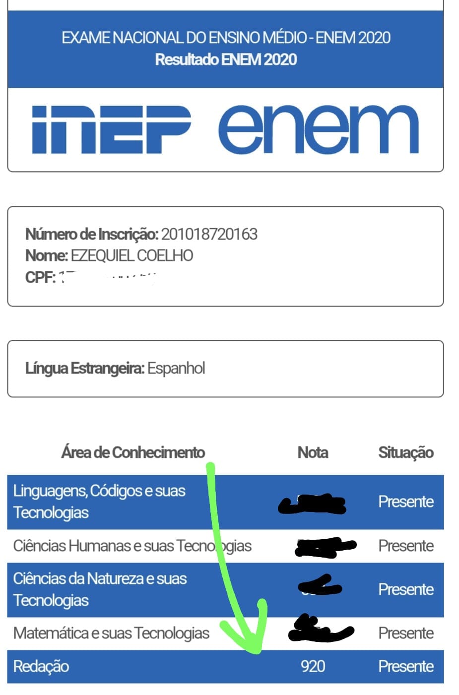 ENEM 2020 · Redação